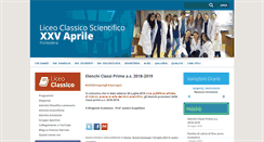Desktop Screenshot of liceoxxvaprile.it